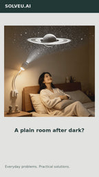 Galaxy Star Projector | USB-Powered Night Light — everyday problem and solution